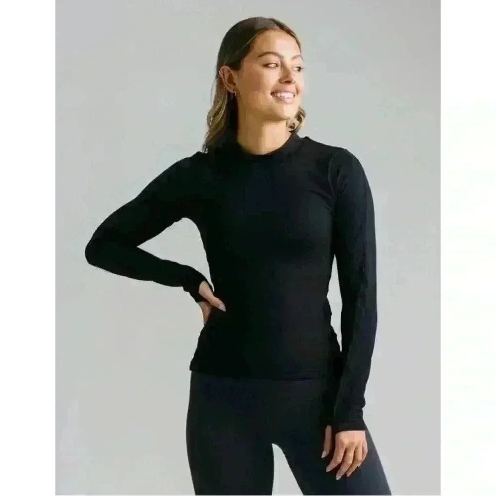 NWT ZYIA Black Adapt Long Sleeve T size XXL - Picture 2 of 10